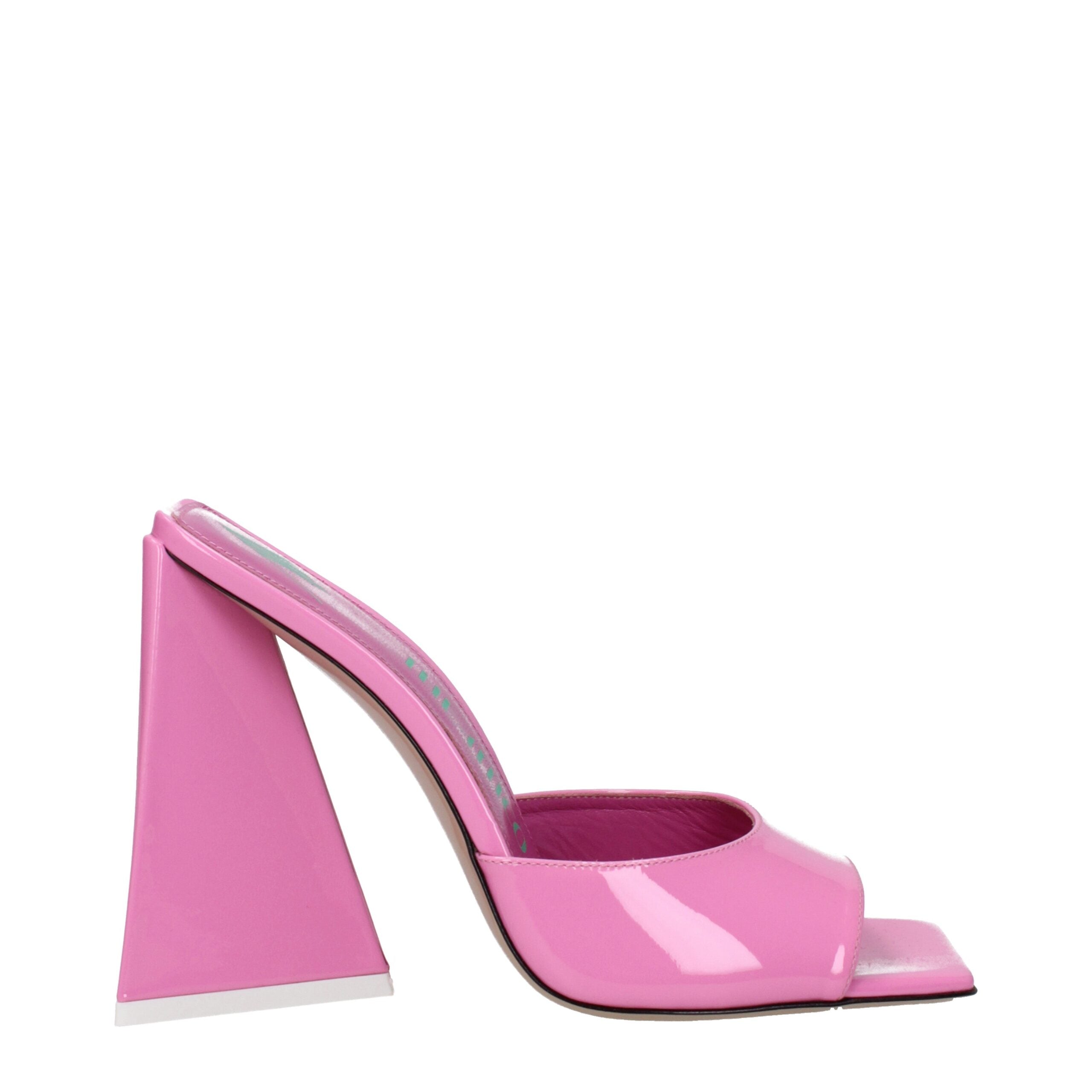 The Attico Pink Leather Sandal